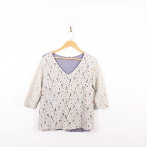 *Le Lis Lace 3/4 Sleeve